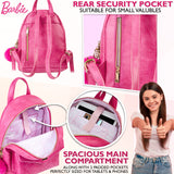 Barbie Womens Backpack, Internal Pockets & Zipped Compartments - Gifts for Her - Get Trend