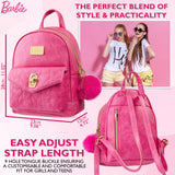 Barbie Womens Backpack, Internal Pockets & Zipped Compartments - Gifts for Her - Get Trend