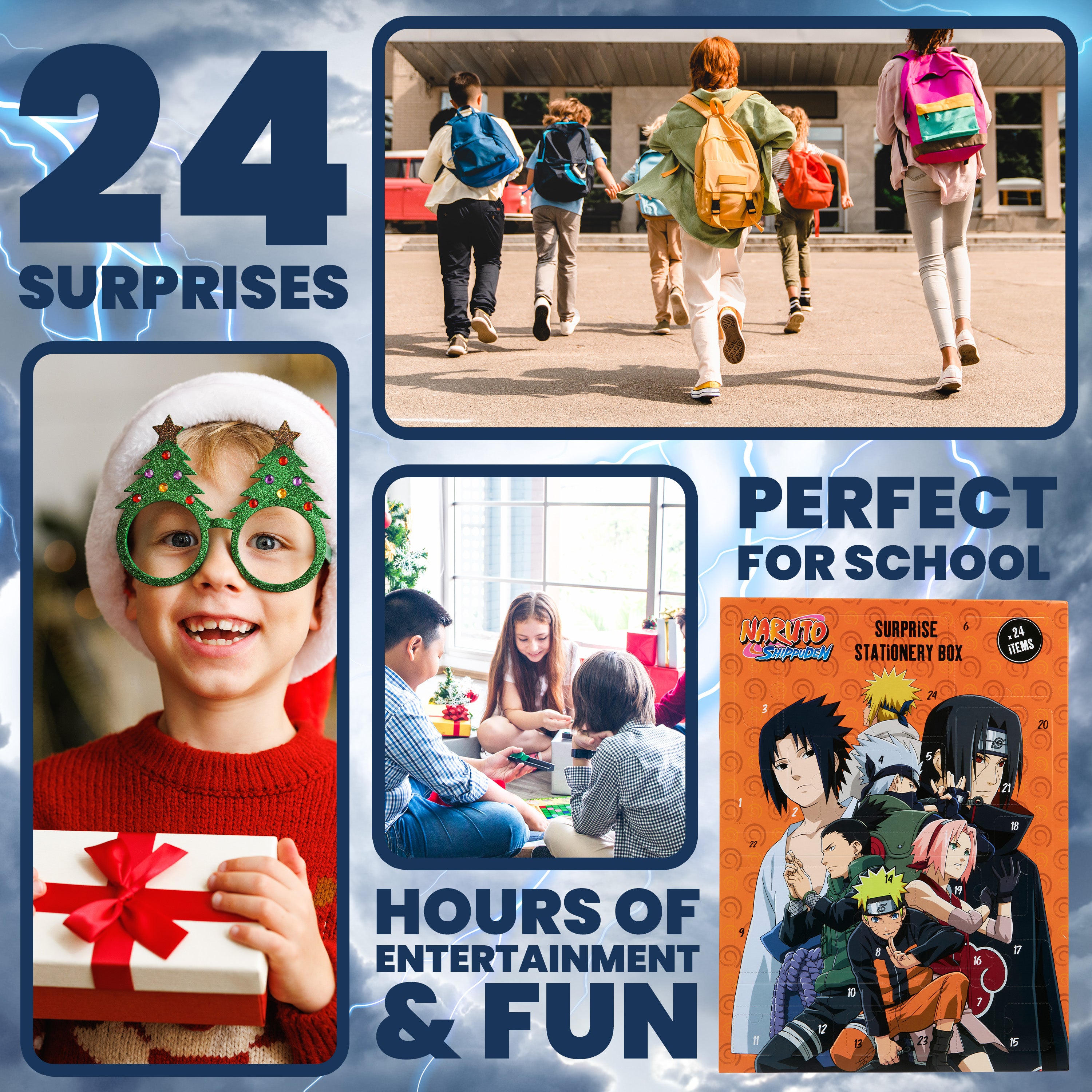 Naruto Advent Calendar 2025 Kids, Anime Stationery Countdown Calendar Kids Gifts - Get Trend
