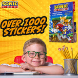 SONIC THE HEDGEHOG Scrapbooking Stickers & Activity Book Over 1000 Stickers - Get Trend