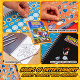 SONIC THE HEDGEHOG Scrapbooking Stickers & Activity Book Over 1000 Stickers - Get Trend