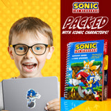 SONIC THE HEDGEHOG Scrapbooking Stickers & Activity Book Over 1000 Stickers - Get Trend