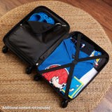 SONIC THE HEDGEHOG Suitcase for Kids, Travel Luggage 49 x 33 x 22cm, 30L Capacity, 4 Wheels - Gamer Travel Essentials - Get Trend