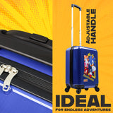 SONIC THE HEDGEHOG Suitcase for Kids, Travel Luggage 49 x 33 x 22cm, 30L Capacity, 4 Wheels - Gamer Travel Essentials - Get Trend