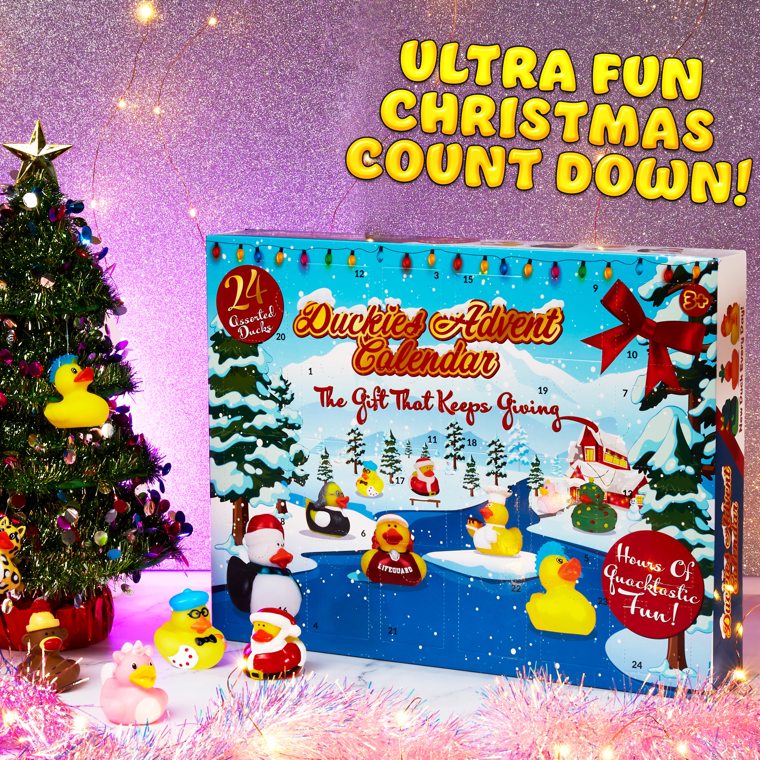 KreativeKraft Toy Advent Calendar 2025 for Kids, Bath Toys Countdown Calendar (Multi) - Get Trend