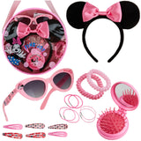 Disney Stitch Handbag for Kids Cute Shoulder Bag with UV400 Sunglasses Hair Clip Hair bands - Get Trend