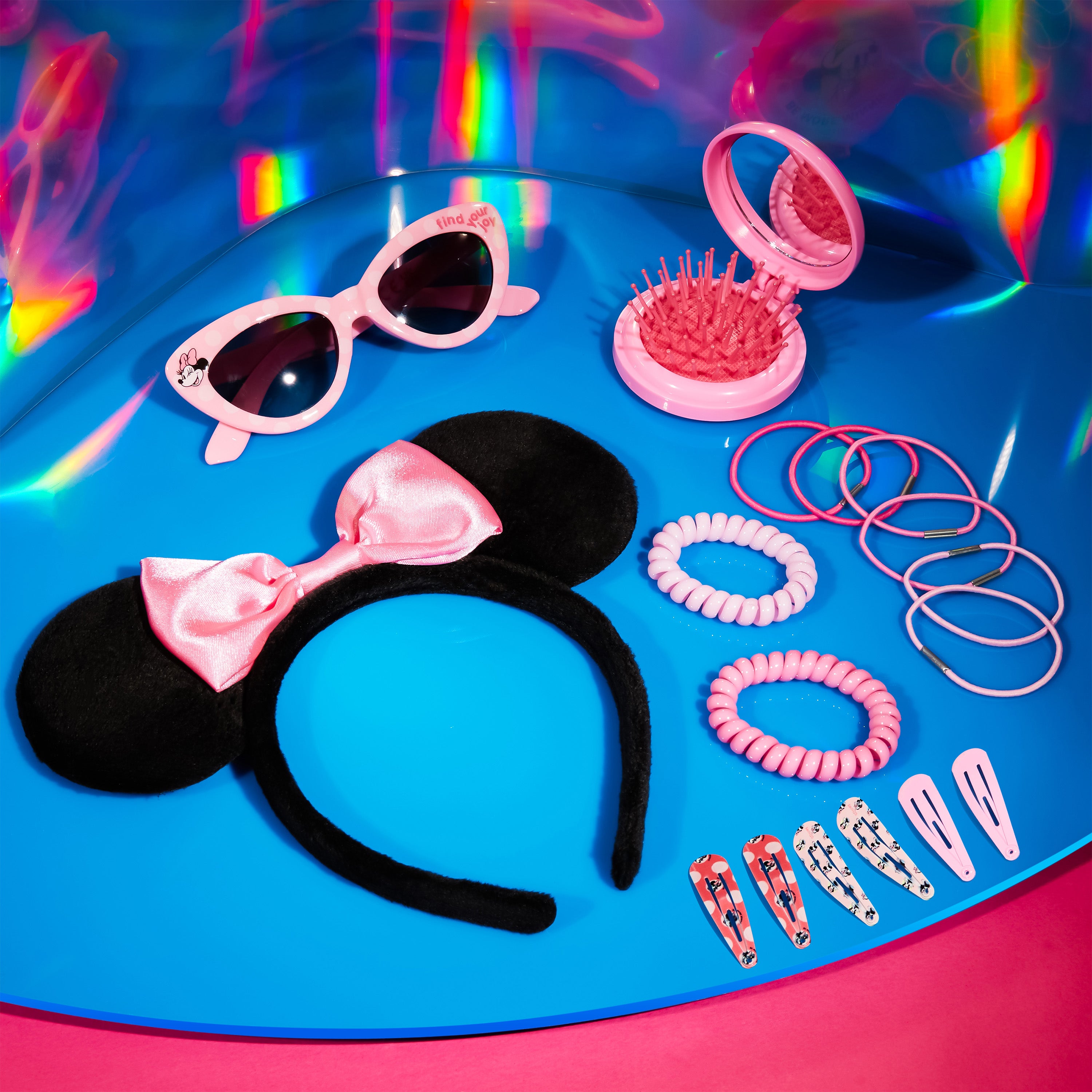 Disney Stitch Handbag for Kids Cute Shoulder Bag with UV400 Sunglasses Hair Clip Hair bands - Get Trend