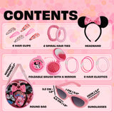 Disney Stitch Handbag for Kids Cute Shoulder Bag with UV400 Sunglasses Hair Clip Hair bands - Get Trend