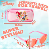 Disney Girls UV Protection Sunglasses, Case and Hair Accessories Set Girls Gifts