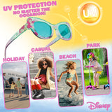 Disney Girls UV Protection Sunglasses, Case and Hair Accessories Set Girls Gifts