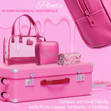 Barbie Toiletry Bags Set of 3, Zipped Wash Bag and Cosmetic Bag Holiday Essentials - Gifts for Her - Get Trend