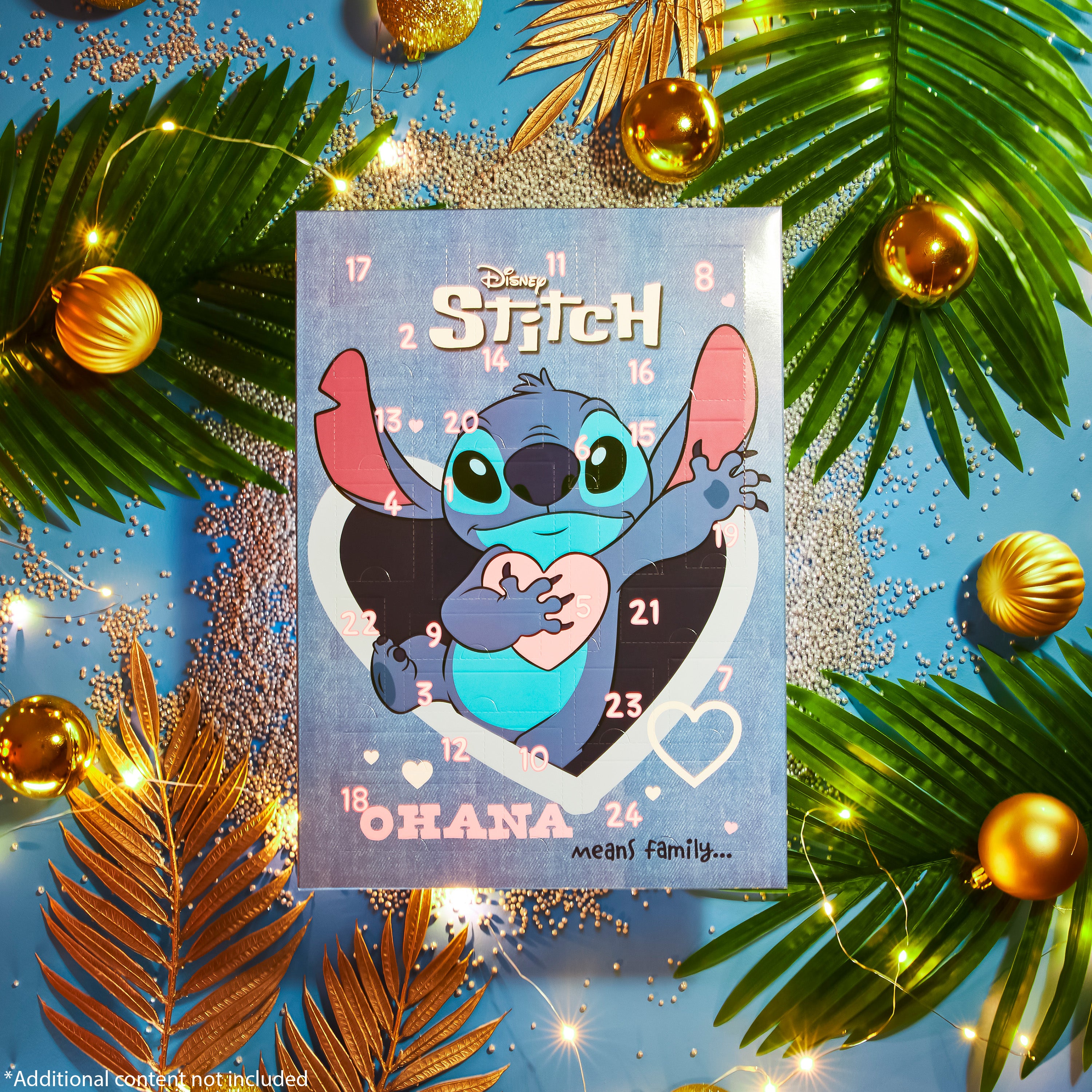 Disney Stitch Advent Calendar 2025, Girls Hair Accessories Countdown Calendar (Blue) - Get Trend