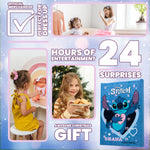 Disney Stitch Advent Calendar 2025, Girls Hair Accessories Countdown Calendar (Blue) - Get Trend
