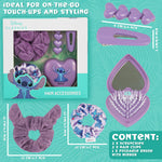 Disney Stitch Hair Clips and Hair Accessories Set Scrunchie Brush - Stitch Gifts - Get Trend