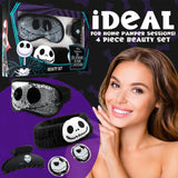 Disney Stitch Cooling Eye Mask & Beauty Accessories Set with Claw Clip Skincare Headband Soothing Cooling Eye Pads, Pampering Beauty Gifts for Women (Black) - Get Trend