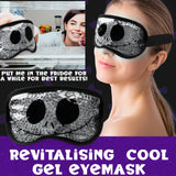 Disney Stitch Cooling Eye Mask & Beauty Accessories Set with Claw Clip Skincare Headband Soothing Cooling Eye Pads, Pampering Beauty Gifts for Women (Black) - Get Trend