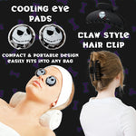 Disney Stitch Cooling Eye Mask & Beauty Accessories Set with Claw Clip Skincare Headband Soothing Cooling Eye Pads, Pampering Beauty Gifts for Women (Black) - Get Trend