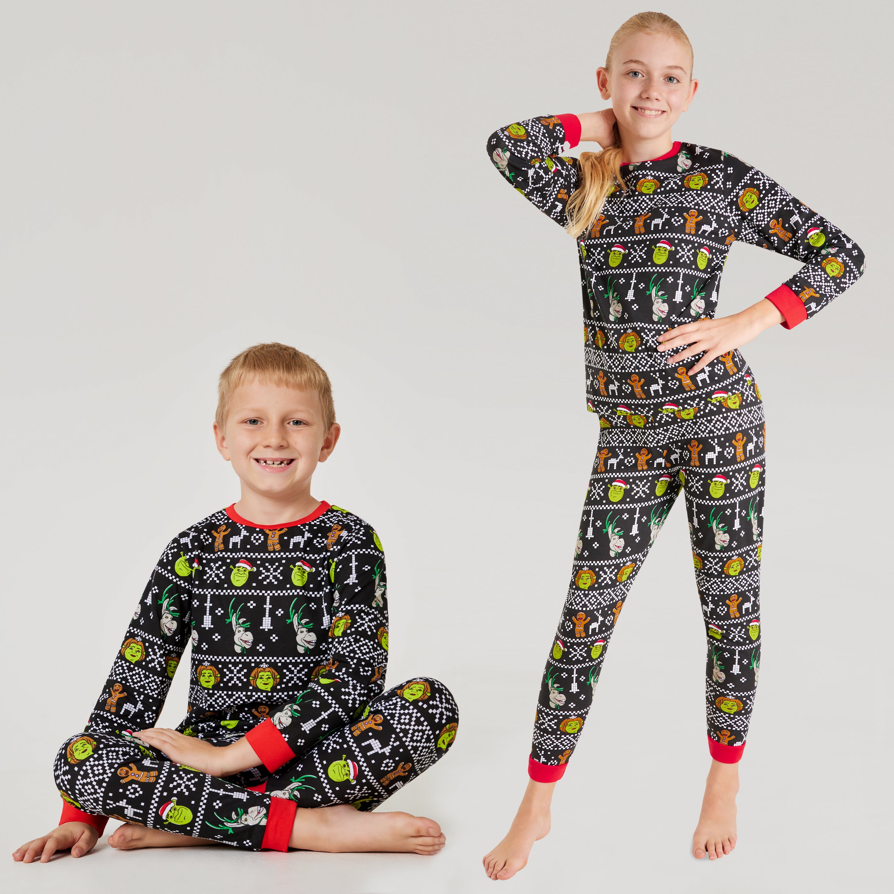 Shrek Christmas Matching Family Pyjamas, Matching PJs for Women, Men, Teens, Kids - Get Trend