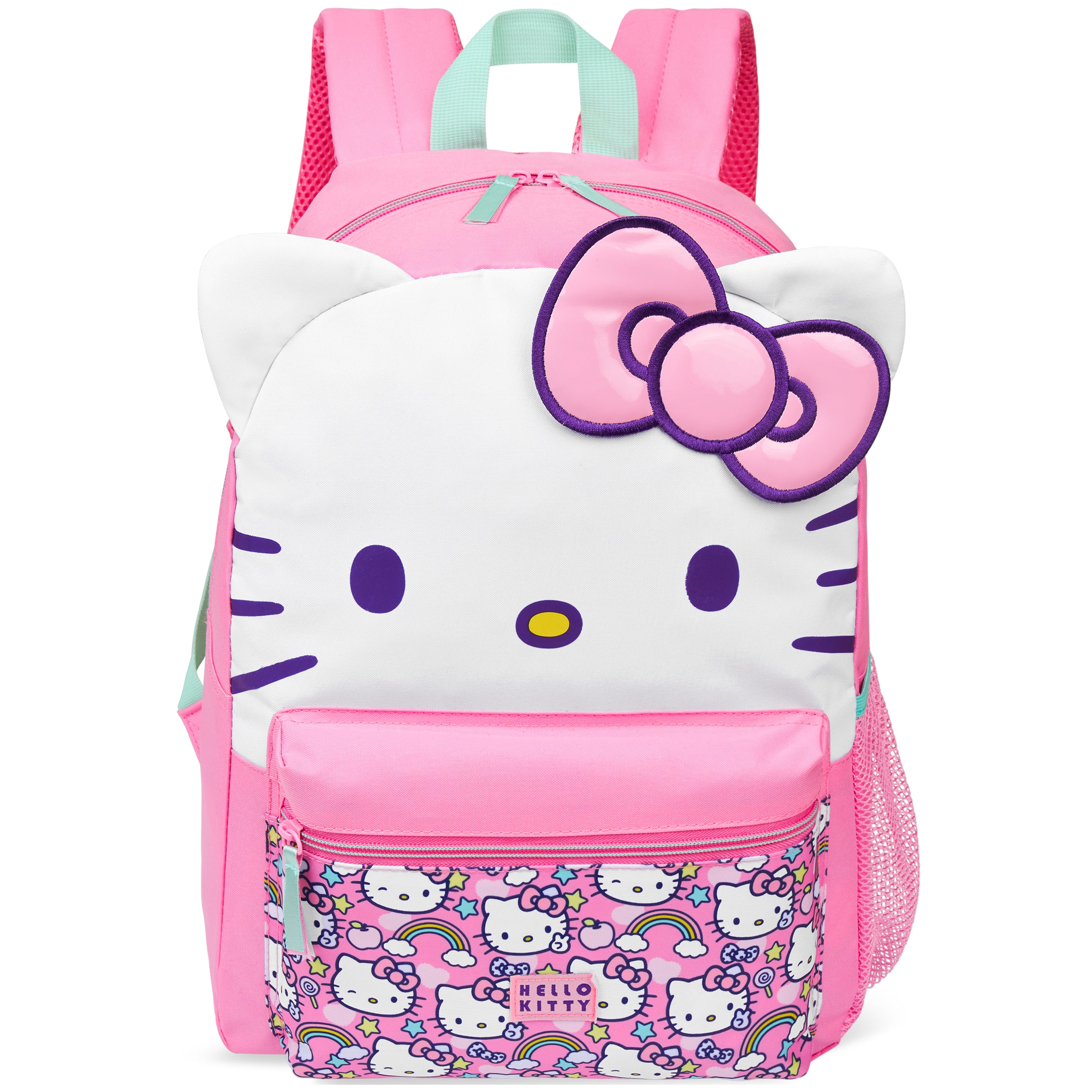 hello kitty holiday backpack Hello Kitty Sanrio Backpack for Girls Tweens Kawaii Rucksack School Ba – Get Trend