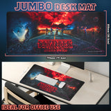 Stranger Things Desk Mat,  Large Mouse Mat - Black - Get Trend