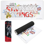 Stranger Things Desk Mat Large -Desk Protector Mat  - White - Get Trend