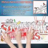 Stranger Things Desk Mat Large -Desk Protector Mat  - White - Get Trend