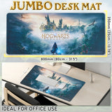 Harry Potter Hogwarts Legacy Gaming Mouse Pad Large Desk Mat 80 x 35cm Desk Protector Mat PC Laptop Keyboard Desk Accessories - Get Trend