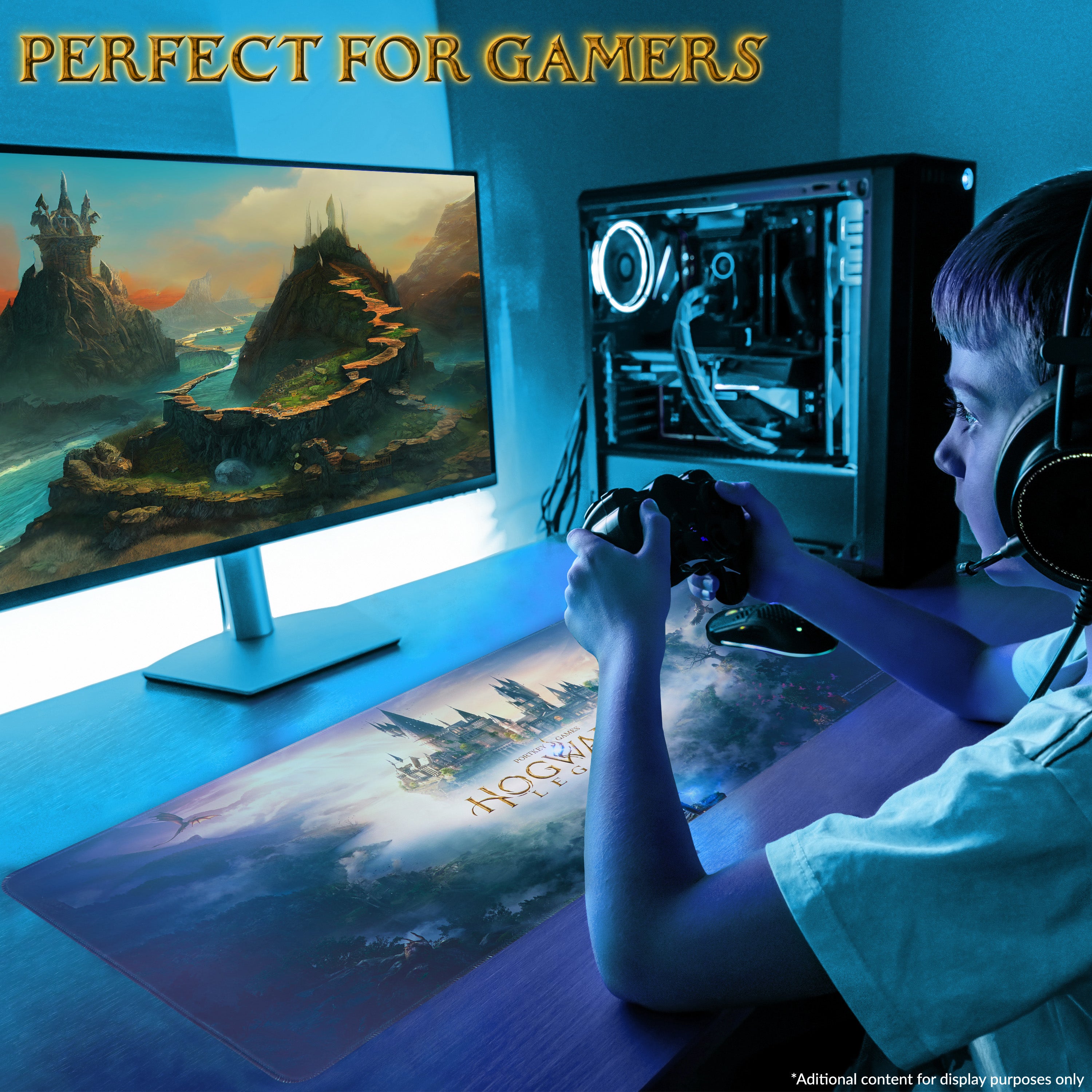 Harry Potter Hogwarts Legacy Gaming Mouse Pad Large Desk Mat 80 x 35cm Desk Protector Mat PC Laptop Keyboard Desk Accessories - Get Trend