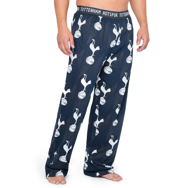 Tottenham Hotspur Mens Pyjamas - Comfy Nightwear Pyjama Bottoms for Men - Get Trend