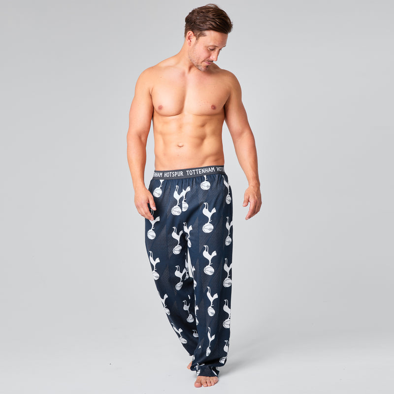 Tottenham Hotspur Mens Pyjamas - Comfy Nightwear Pyjama Bottoms for Men - Get Trend