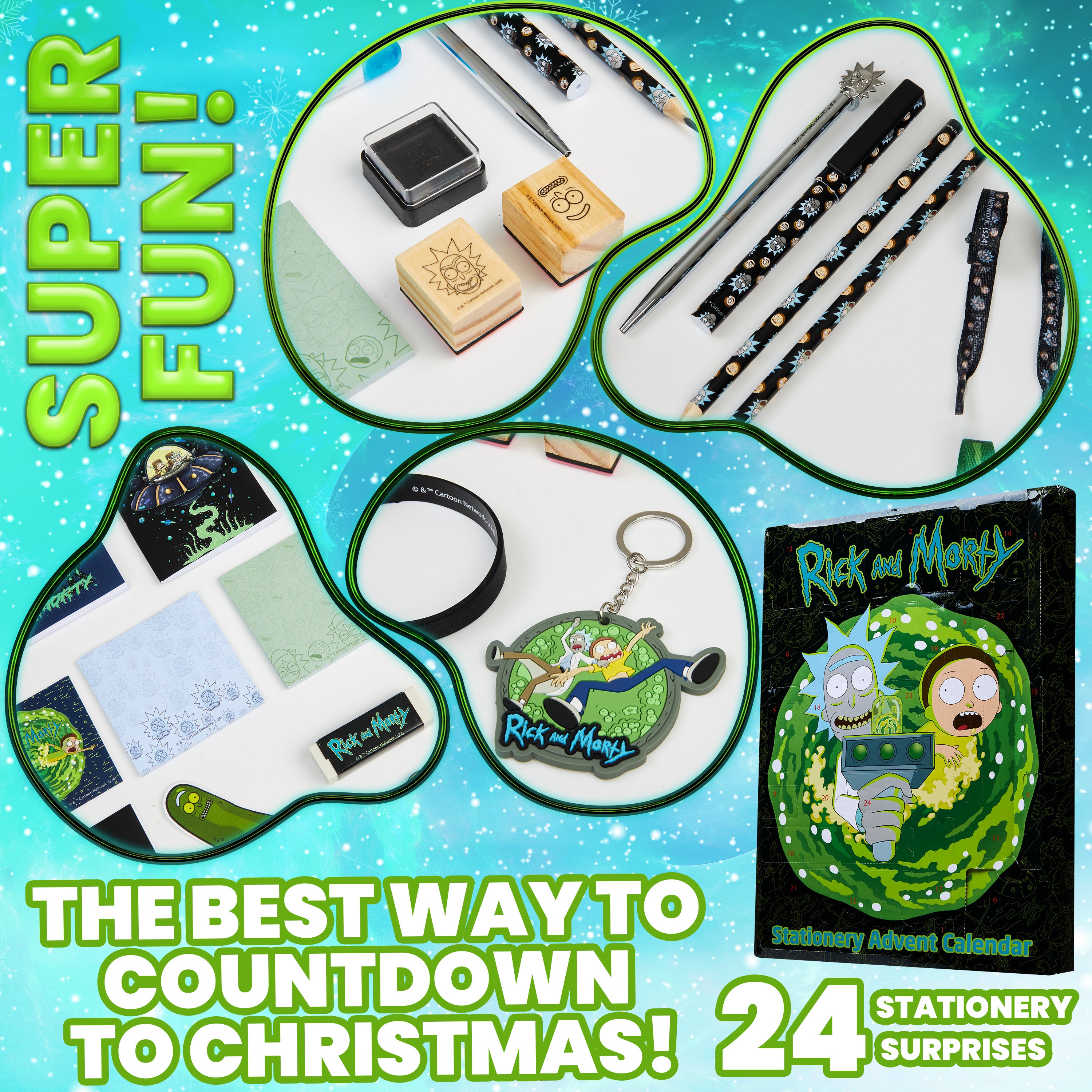 RICK AND MORTY Advent Calendar 2025, Funny Novelty Countdown Calendar - Get Trend
