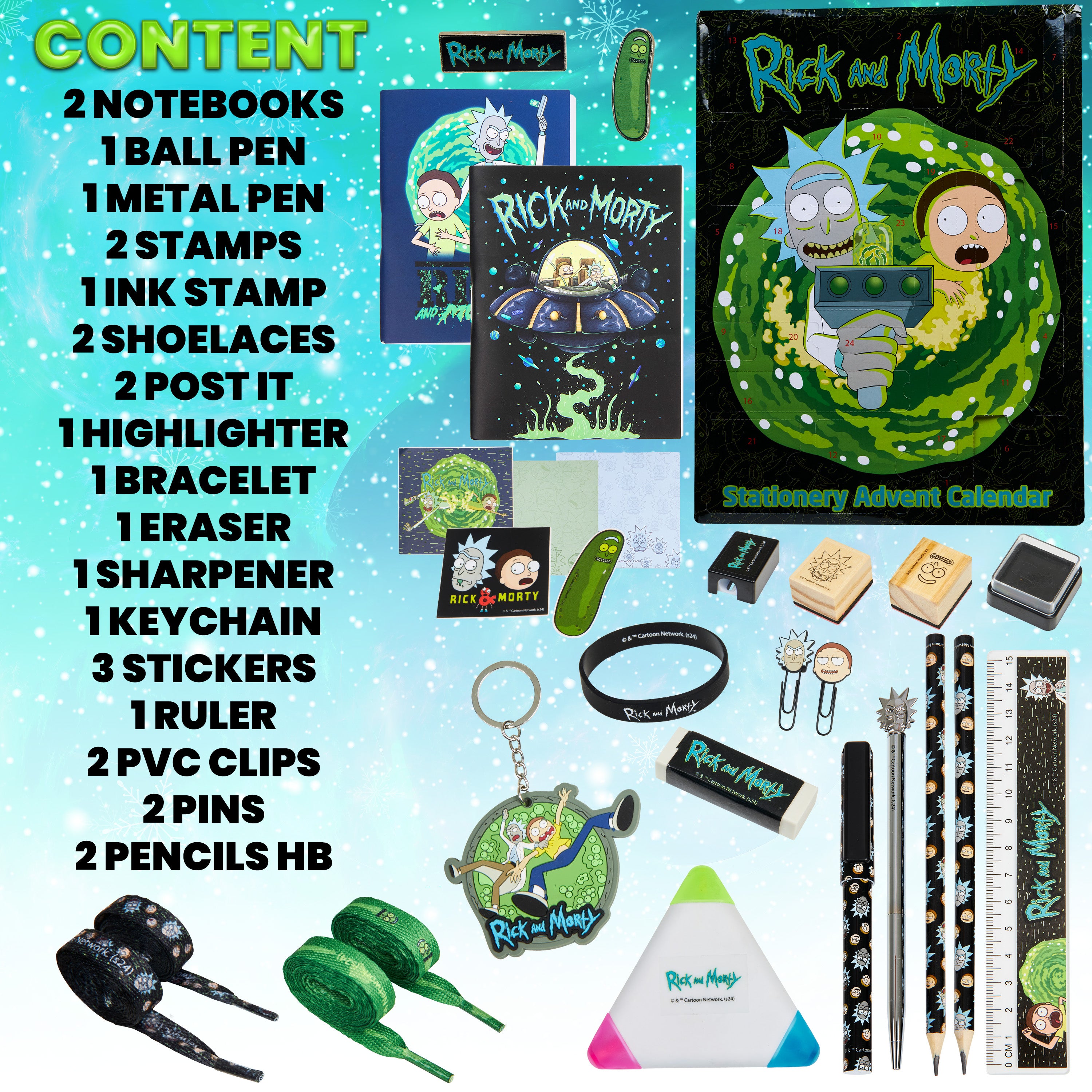 RICK AND MORTY Advent Calendar 2025, Funny Novelty Countdown Calendar - Get Trend
