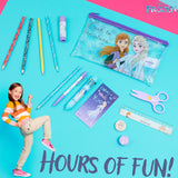 Disney Frozen Girls Pencil Case with Cute Stationery Included, School Supplies - Get Trend