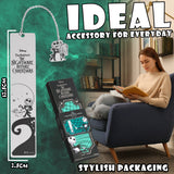 Disney Metal Bookmarks with Gift Box Metal Bookmark with Inspirational Quote and Charm - Get Trend