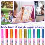 Disney Stitch  Glitter Gel Pens for Kids, Coloured Pens Pack of 10s - Kids Gifts - Get Trend