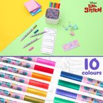 Disney Stitch  Glitter Gel Pens for Kids, Coloured Pens Pack of 10s - Kids Gifts - Get Trend