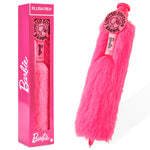 Barbie Retractable Ballpoint Pen Black Ink, Fluffy Novelty Pen - Gifts for Her - Get Trend