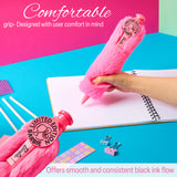 Barbie Retractable Ballpoint Pen Black Ink, Fluffy Novelty Pen - Gifts for Her - Get Trend