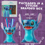 Disney Stitch Pen Holder, Office or Desk Organisation 11x15x18cm - Stitch Gifts - Get Trend