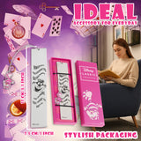 Disney Metal Bookmarks for Women, Inspirational Quote & Charm - Gifts for Her - Get Trend