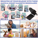 Disney Stitch Magnetic Bookmark Page Clip Pack of 8 - Stitch Gifts for Her (Blue 8 Pack) - Get Trend