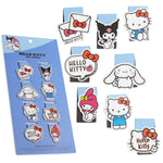 Hello Kitty Magnetic Bookmark Page Clip Pack of 8 School Reading Gifts for Her (Blue 8 Pack) - Get Trend