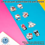 Hello Kitty Magnetic Bookmark Page Clip Pack of 8 School Reading Gifts for Her (Blue 8 Pack) - Get Trend