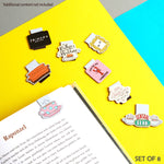 FRIENDS Magnetic Bookmark Page Clip Pack of 8 School Reading Gifts - Get Trend