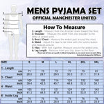Manchester United F.C. Mens Pyjamas Set, Cotton Loungewear - Man United Gifts - Get Trend