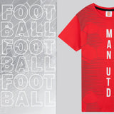 Manchester United Short Pyjama for Boys (UK, Age, 9 Years, 10 Years, Regular, Red/Black) - Get Trend