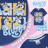 Bluey Pyjamas for  Girls and Boys PJs 2 Piece Nightwear T-Shirt Short - Get Trend