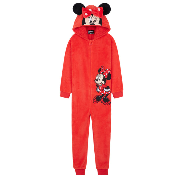 Disney Onesie for Kids - Fleece Onesie for Kids - Minnie Mouse - Get Trend