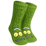 RICK AND MORTY Fluffy Socks for Men Teenagers Soft and Warm Slipper Socks with Non Slip Grip Pads One Size Mens Gifts - Get Trend
