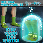 RICK AND MORTY Fluffy Socks for Men Teenagers Soft and Warm Slipper Socks with Non Slip Grip Pads One Size Mens Gifts - Get Trend